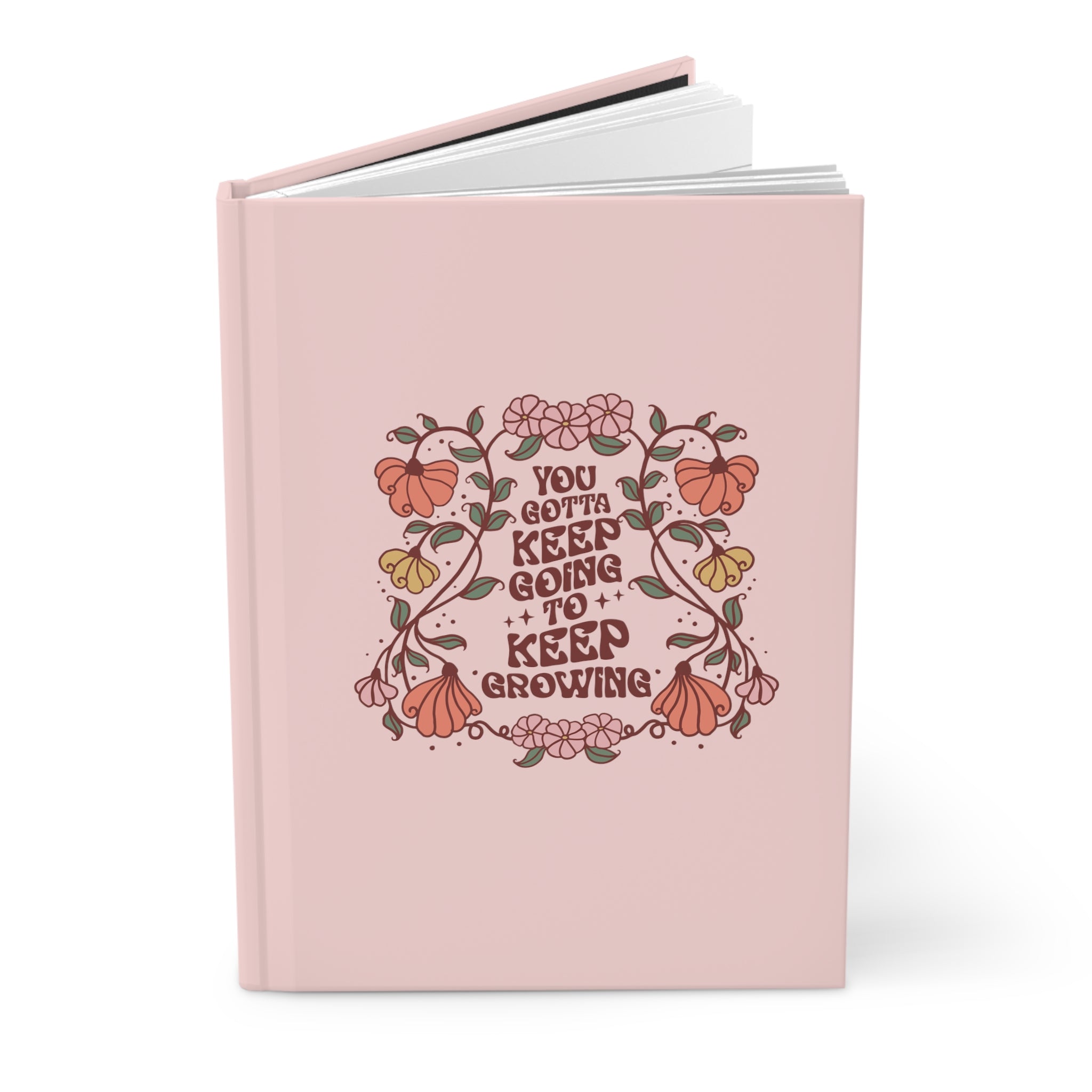 You Gotta Keep Going to Keep Growing Hardcover Journal Matte – Fox 