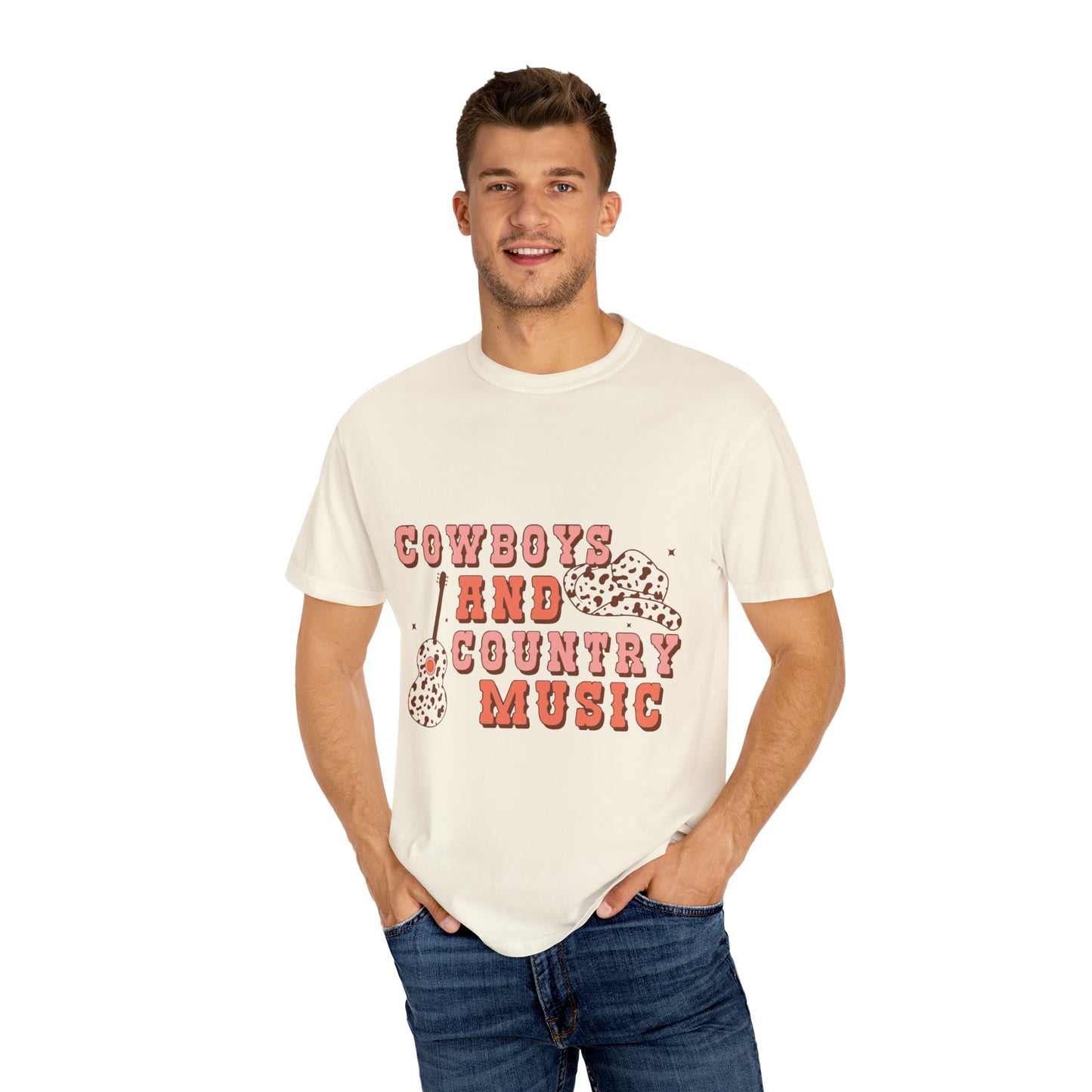 Cowboys and Country Music Unisex Garment-Dyed T-shirt