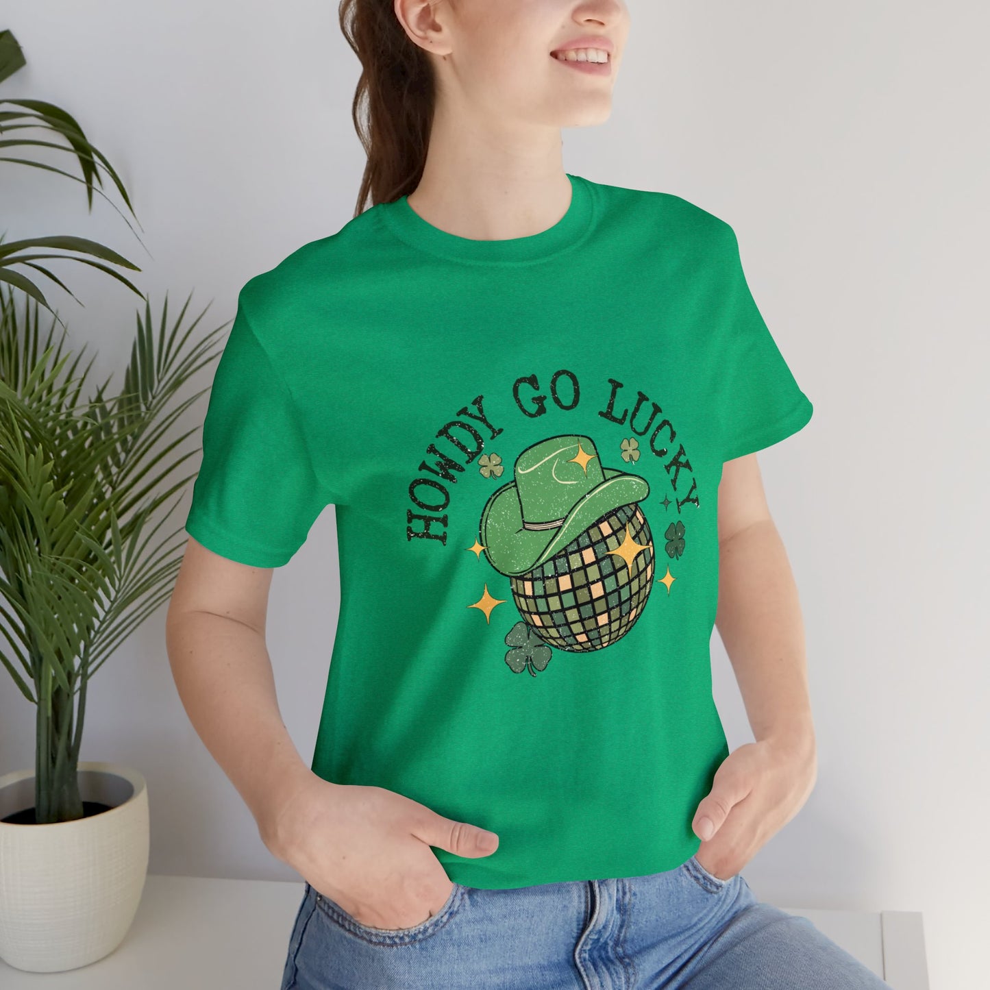 Howdy Go Lucky Disco Unisex Short Sleeve Tee