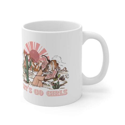 Lets go Girls Ceramic Mug 11oz