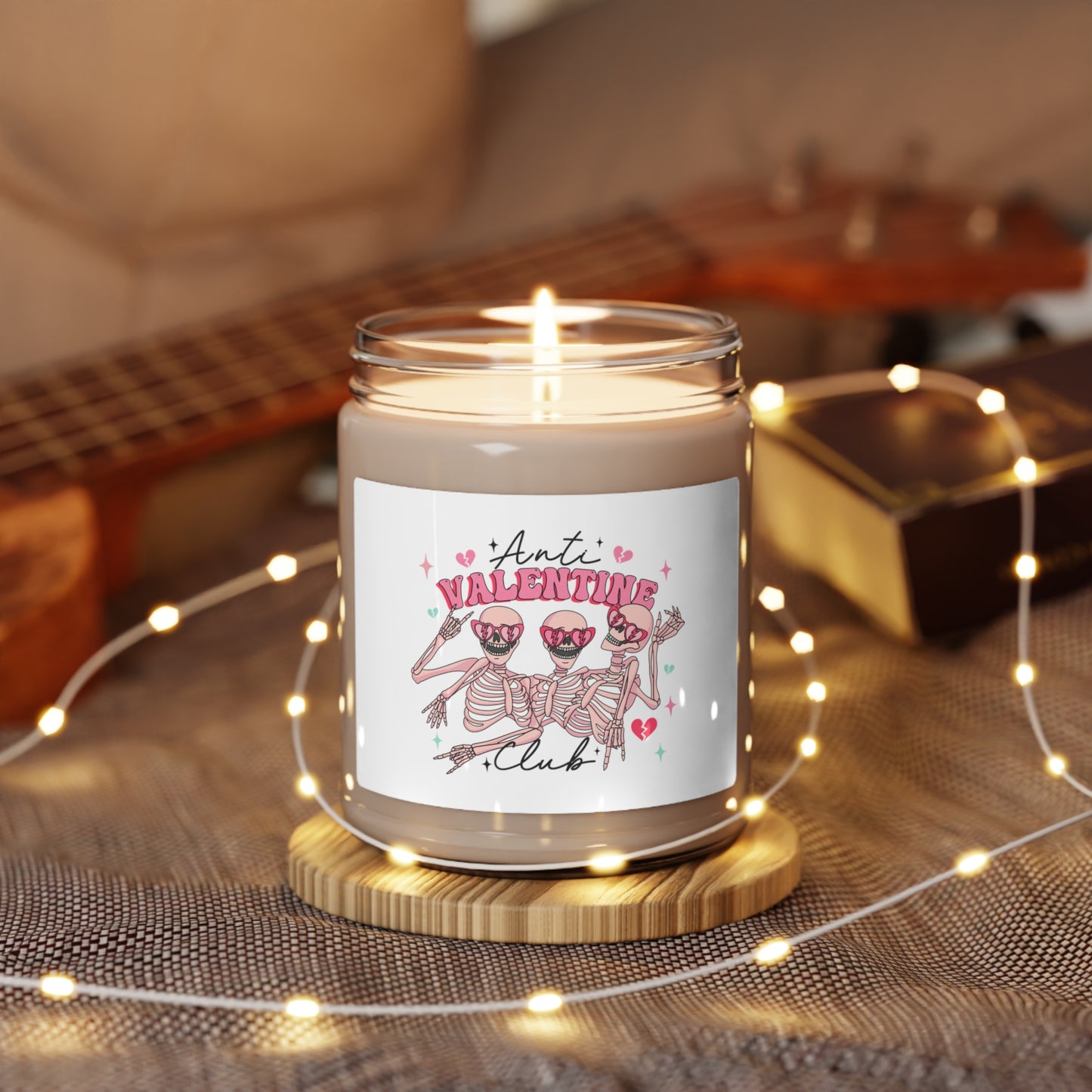 Anti Valentine Club Scented Soy Candle, 9oz