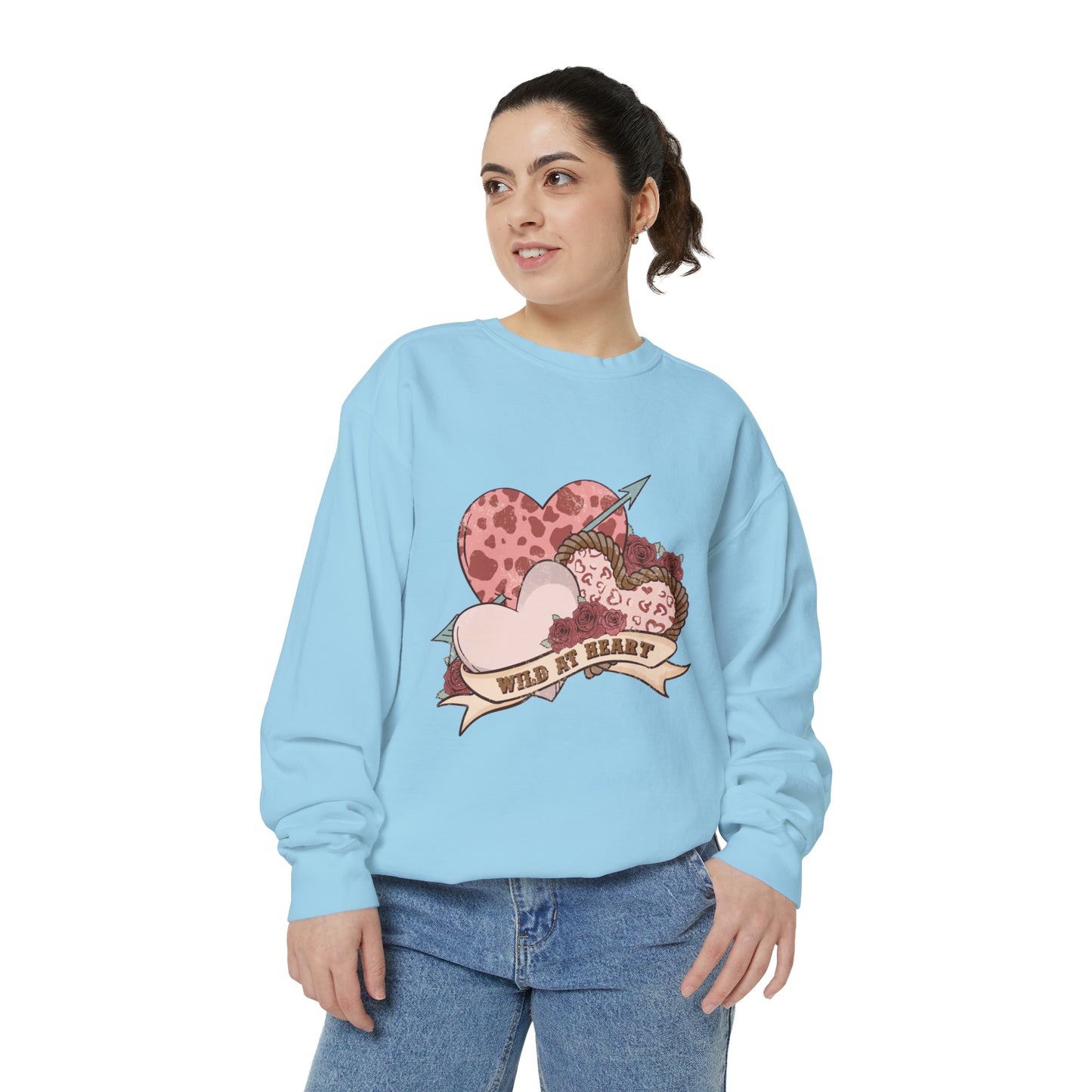 Wild at Heart Unisex Garment-Dyed Sweatshirt