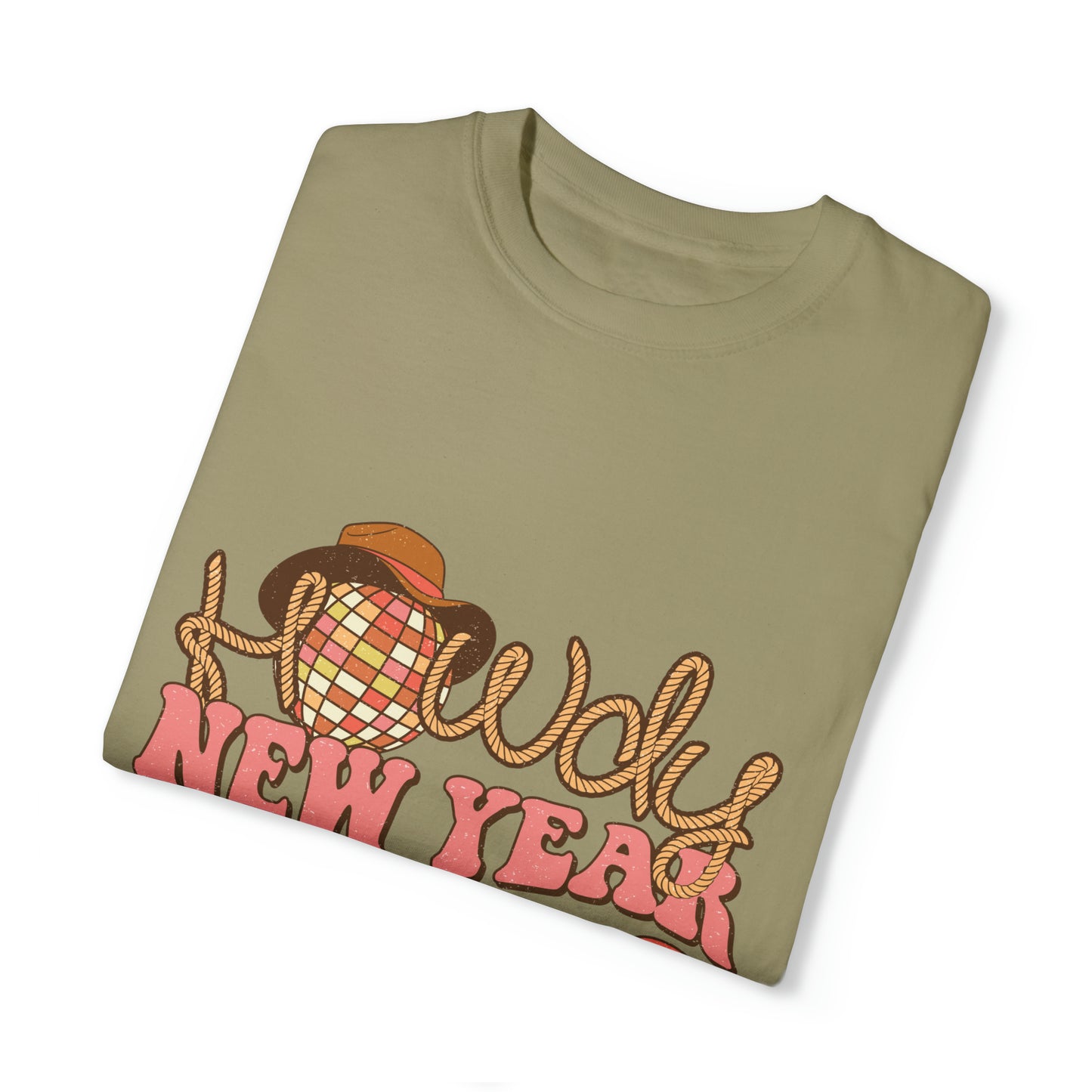 Howdy New Year Unisex Garment-Dyed T-shirt