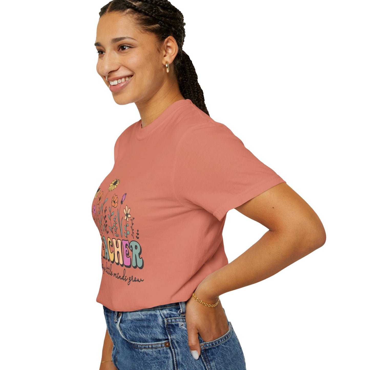 Teacher Helping Little Minds Grow Unisex T-shirt