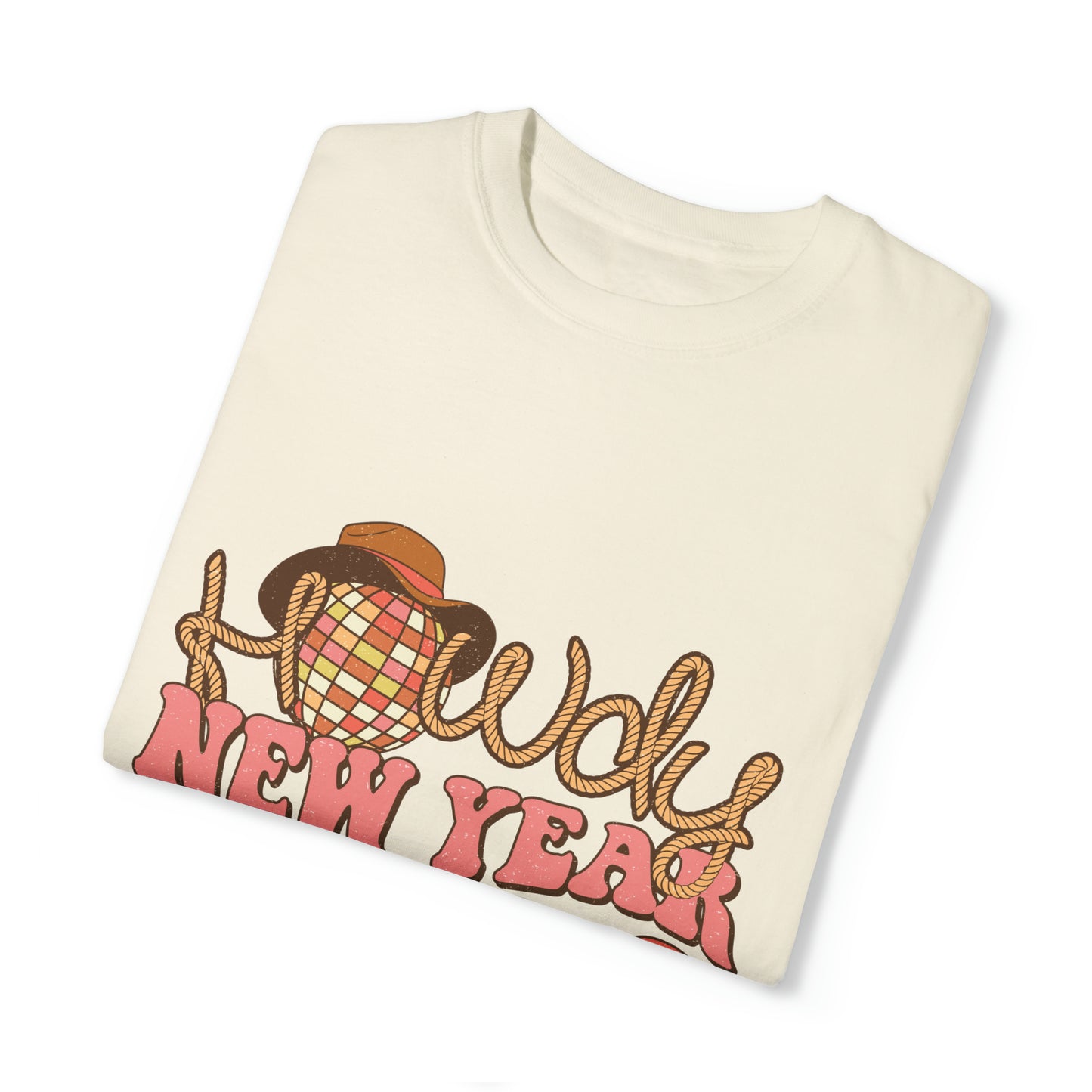 Howdy New Year Unisex Garment-Dyed T-shirt