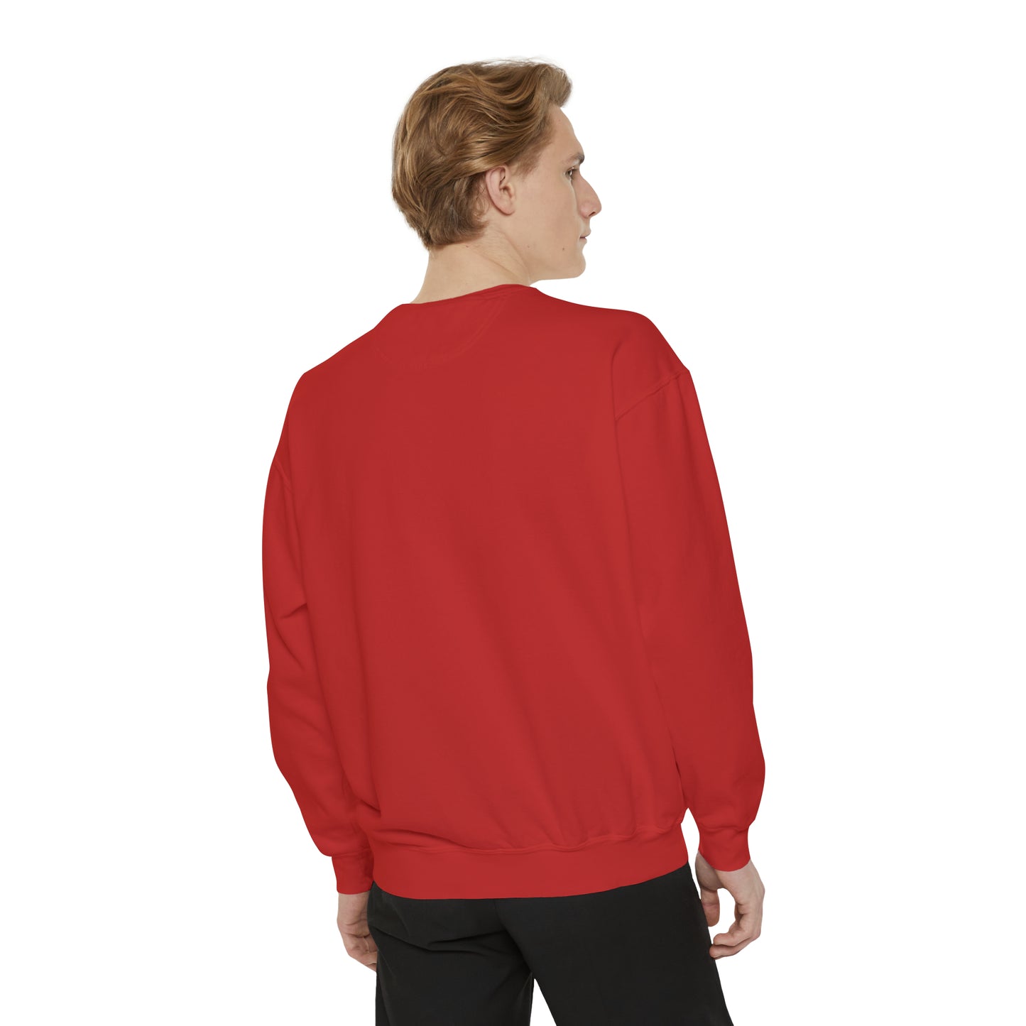 Out Here Looking Like a Snack Christmas Unisex Garment-Dyed Sweatshirt