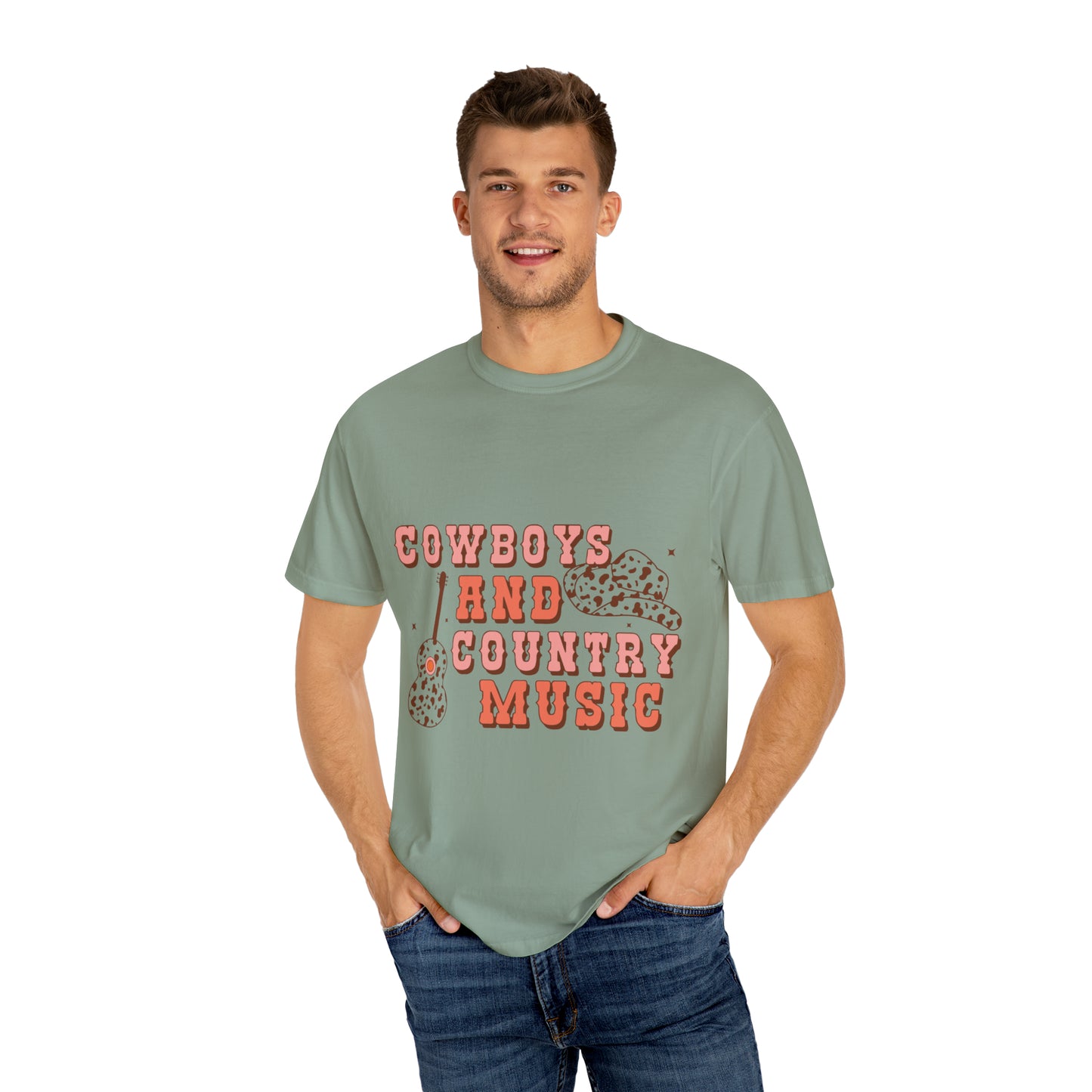 Cowboys and Country Music Unisex Garment-Dyed T-shirt