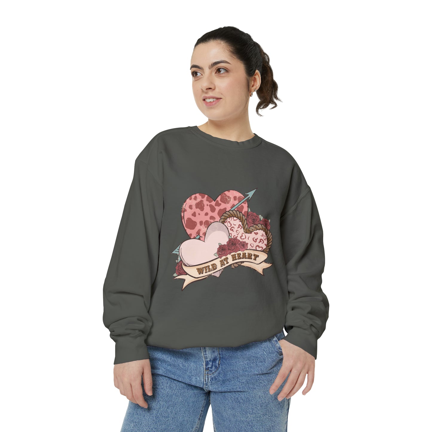 Wild at Heart Unisex Garment-Dyed Sweatshirt