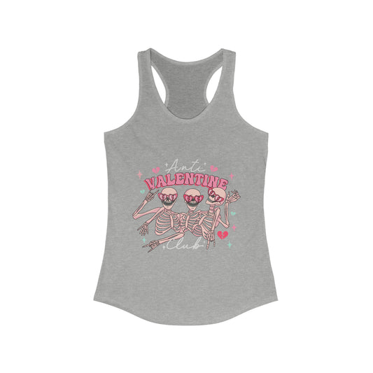 Anti Valentine Club Racerback Tank