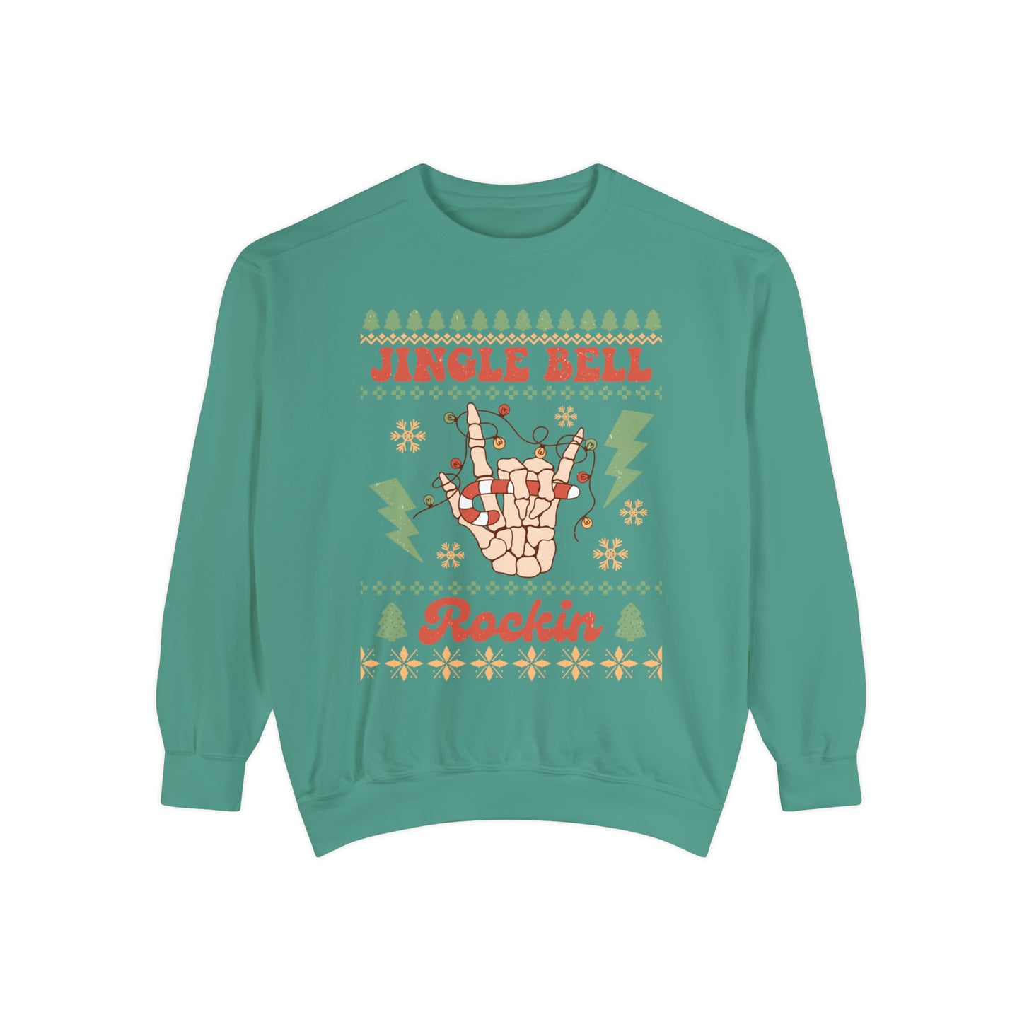 Jingle Bell Rockin Unisex Garment-Dyed Sweatshirt