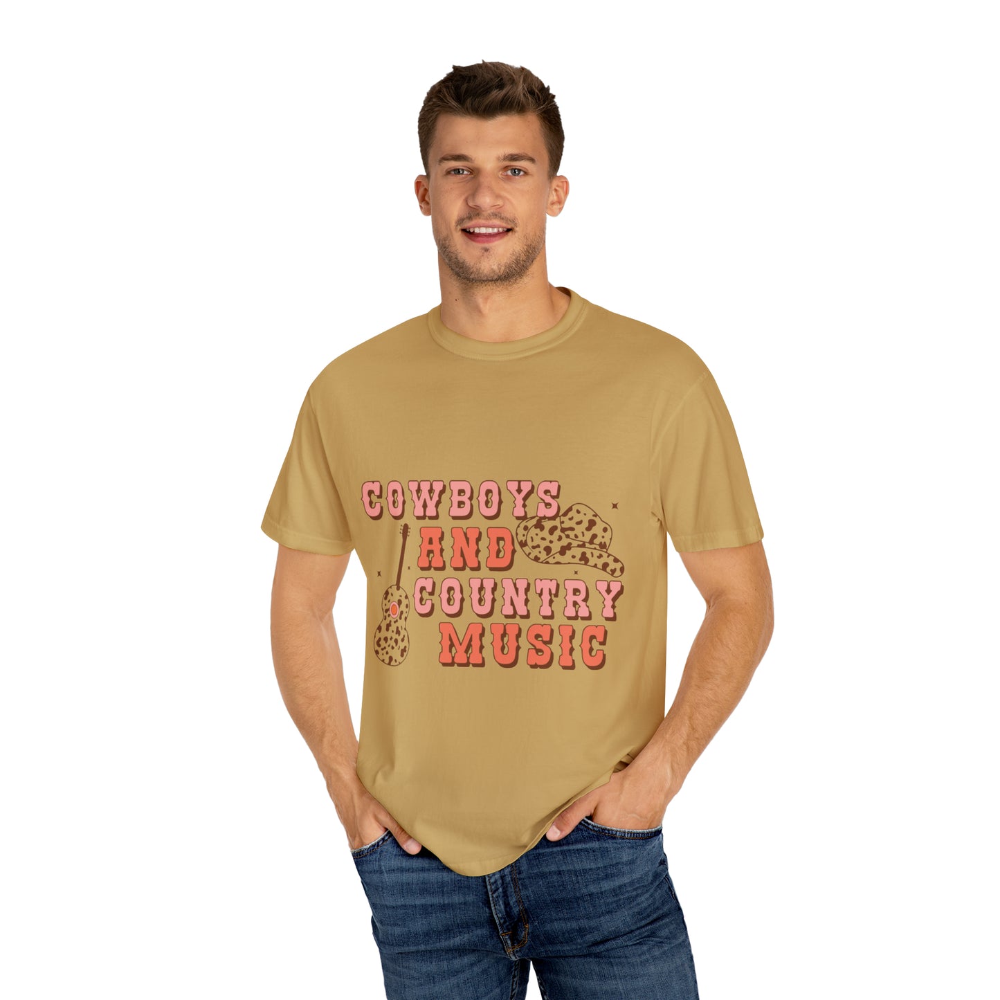 Cowboys and Country Music Unisex Garment-Dyed T-shirt